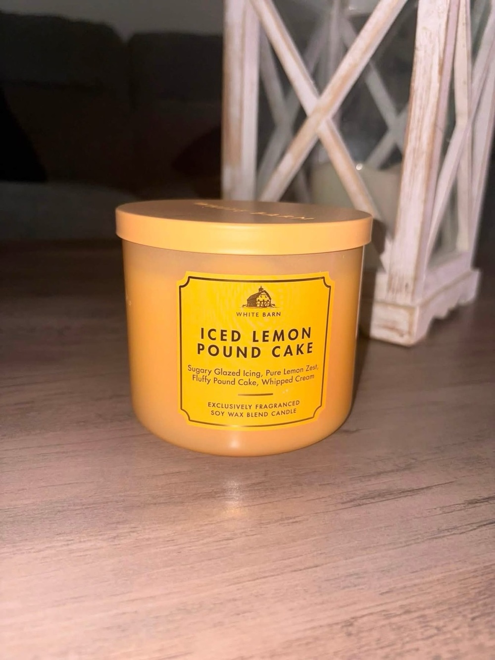 Iced Lemon Pound Cake Candle